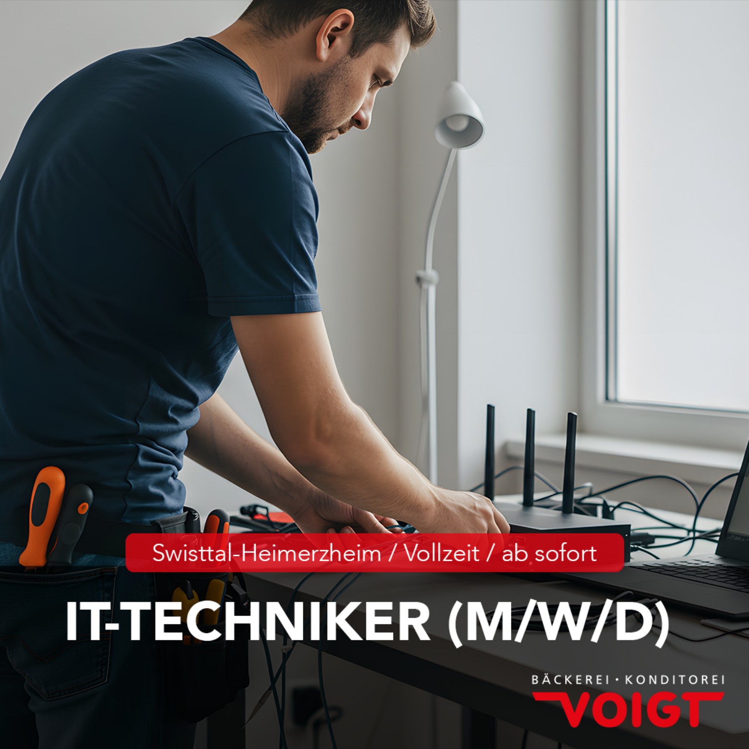 Originale Voigt-Kampagne für IT-Techniker
